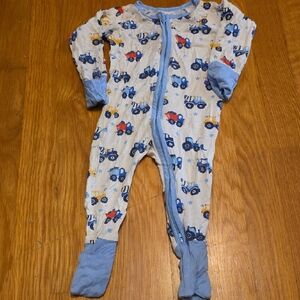 Blue and Cream Kids One Piece